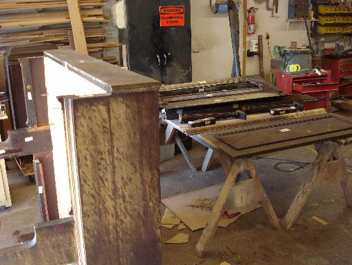 31 - All cabinet components shipped to refinisher 31 - All cabinet components shipped to refinisher